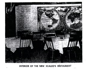 Interior Scalzo's Restaurant