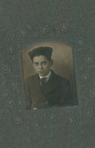 Unknown young man